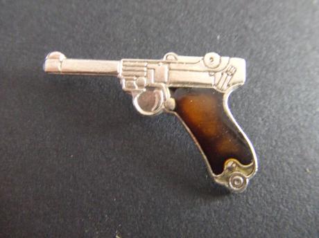 Luger P08 pistool schietwapen,fabrikant DWM ( Deutsche Waffen- und Munitionsfabriken )